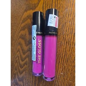 Lot Of 2 REVLON Super Lustrous The Gloss - 232 Pink Obsessed (0.13Fl.Oz / 3.8mL)